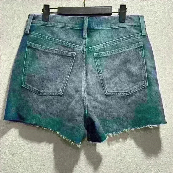 Madewell The Dadjean Short in Castlewood Wash: Distressed Edition SZ 26 - Picture 6 of 11
